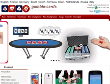 Tablet Screenshot of gamble-cards.com